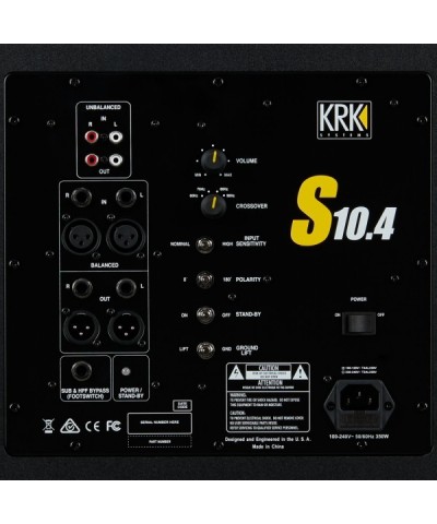 KRK KRK S 10.4 SUBWOOFER AMPLIFICATO DA 160W GARANZIA UFFICIALE