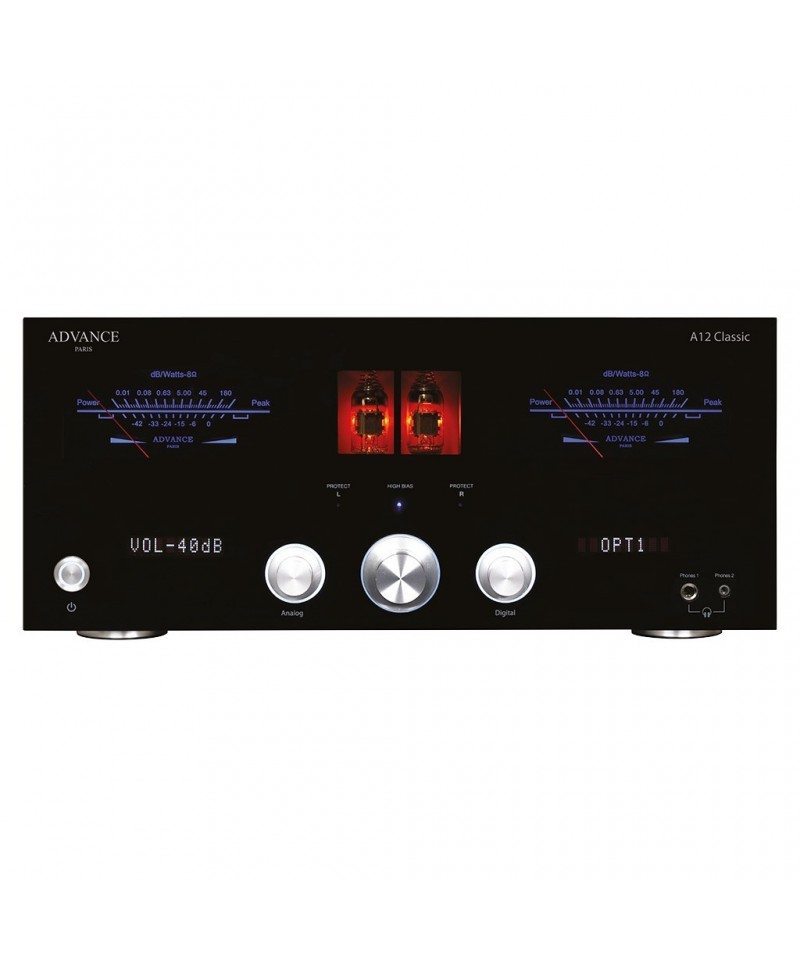 ADVANCE PARIS A12 CLASSIC AMPLIFICATORE INTEGRATO STEREO IBRIDO GARANZIA UFFICIALE