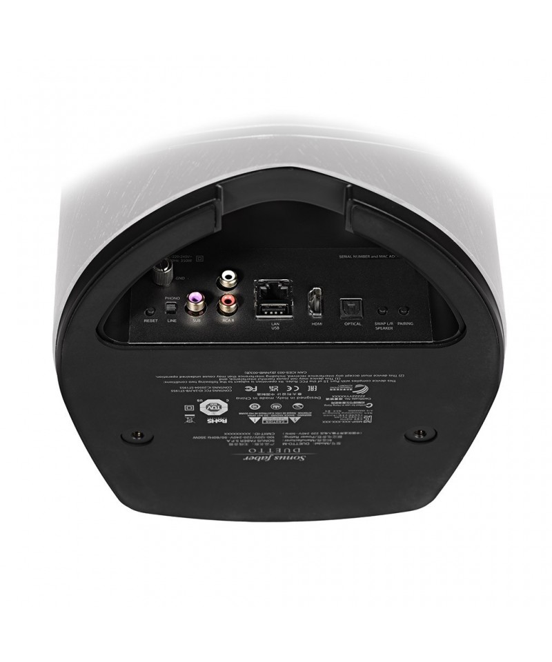 SONUS FABER DUETTO COPPIA DIFFUSORI ATTIVI DA LIBRERIA GARANZIA UFFICIALE