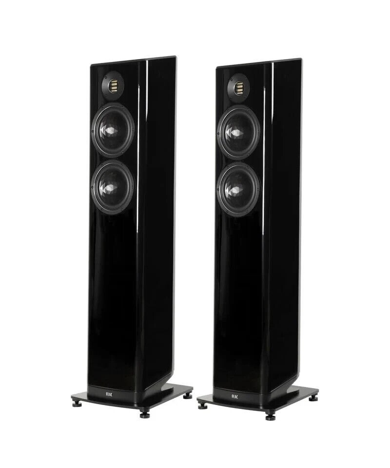 ELAC VELA FS 408 BLACK COPPIA DIFFUSORI DA PAVIMENTO NUOVE GARANZIA UFFICIALE