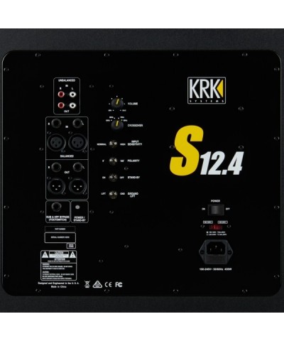 KRK S 12.4 SUBWOOFER AMPLIFICATO IN CLASSE D GARANZIA UFFICIALE