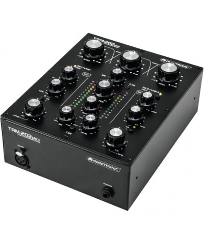 OMNITRONIC TRM 202 MK3 MIXER DJ 2 CANALI GARANZIA UFFICIALE