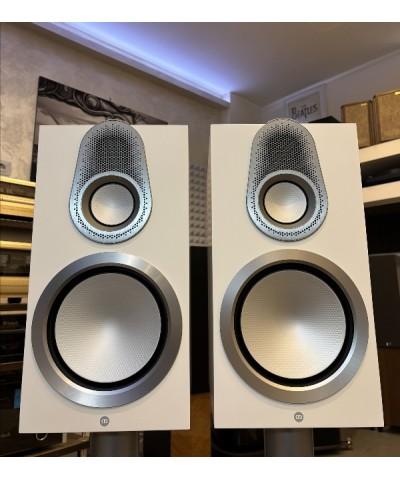 MONITOR AUDIO GOLD 100 6G WHITE SATIN COPPIA DIFFUSORI DA LIBRERIA GARANZIA UFFICIALE
