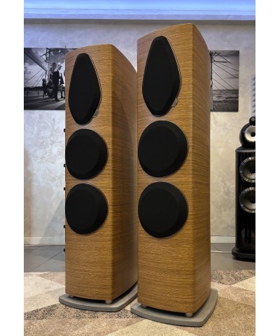 SONUS FABER SONETTO VIII G2 DEMO WALNUT COPPIA DIFFUSORI DA PAVIEMNTO GARANZIA UFFICIALE