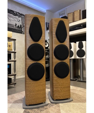 SONUS FABER SONETTO VIII G2 DEMO WALNUT COPPIA DIFFUSORI DA PAVIEMNTO GARANZIA UFFICIALE