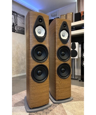 SONUS FABER SONETTO VIII G2 DEMO WALNUT COPPIA DIFFUSORI DA PAVIEMNTO GARANZIA UFFICIALE