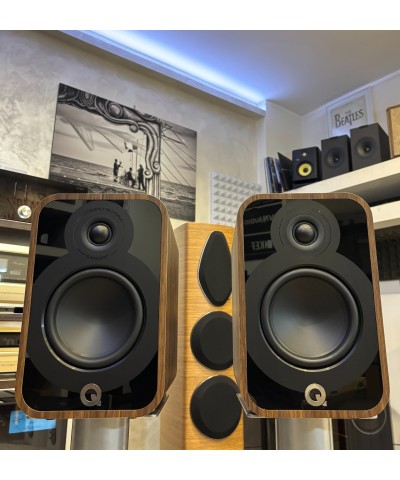 Q ACOUSTICS 5020 ROSEWOOD DEMO COPPIA DIFFUSORI DA LIBRERIA GARANZIA UFFICIALE