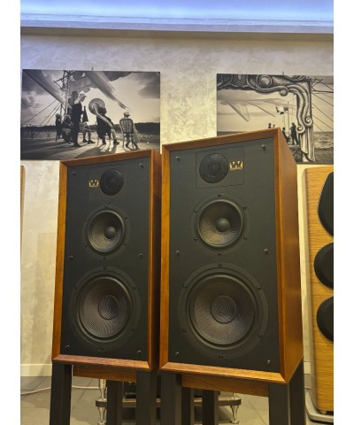 WHARFEDALE LINTON HERITAGE COPPIA DIFFUSORI DA LIBRERIA+ STAND DEDICATIUSATI