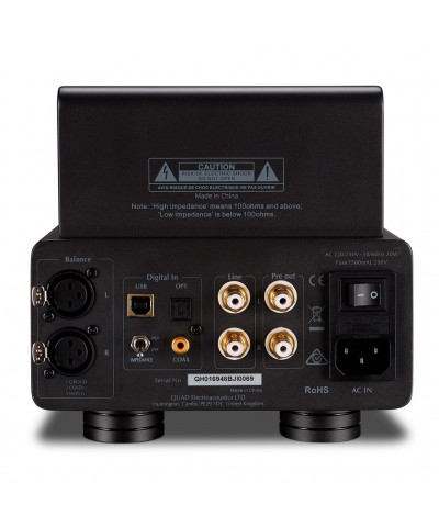 QUAD PA-ONE+ LANCASTER GREY AMPLIFICATORE PER CUFFIE GARANZIA UFFICIALE