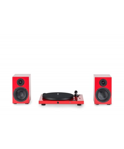 PRO JECT JUKE BOX E1 RED SISTEMA AMPLIFICATO GIRADISCHI E DIFFUSORI NUOVO GARANZIA UFFICIALE