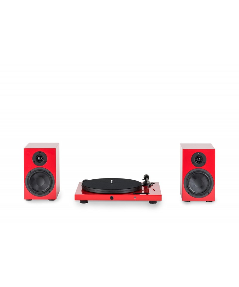PRO JECT JUKE BOX E1 RED SISTEMA AMPLIFICATO GIRADISCHI E DIFFUSORI NUOVO GARANZIA UFFICIALE