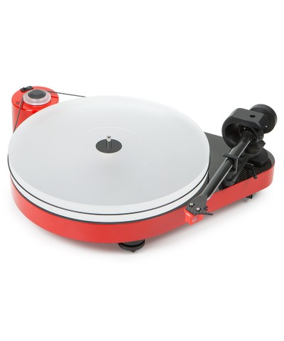 PRO JECT RPM 5 CARBON RED CON ORTOFON QUINTET RED GIRADISCHI GARANZIA UFFICIALE