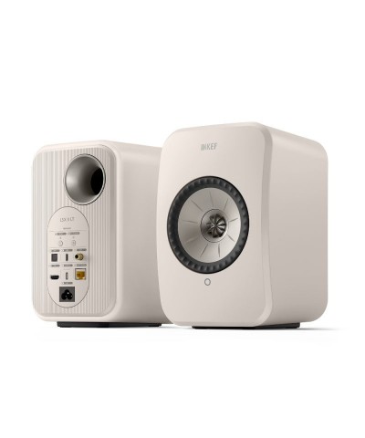KEF LSX 2 LT WHITE DEMO COPPIA DIFFUSORI WIRELESS GARANZIA UFFICIALE