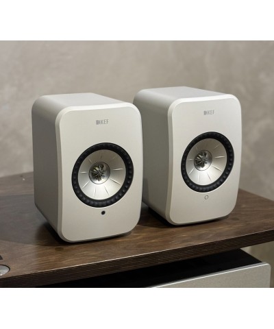 KEF LSX 2 LT WHITE DEMO COPPIA DIFFUSORI WIRELESS GARANZIA UFFICIALE