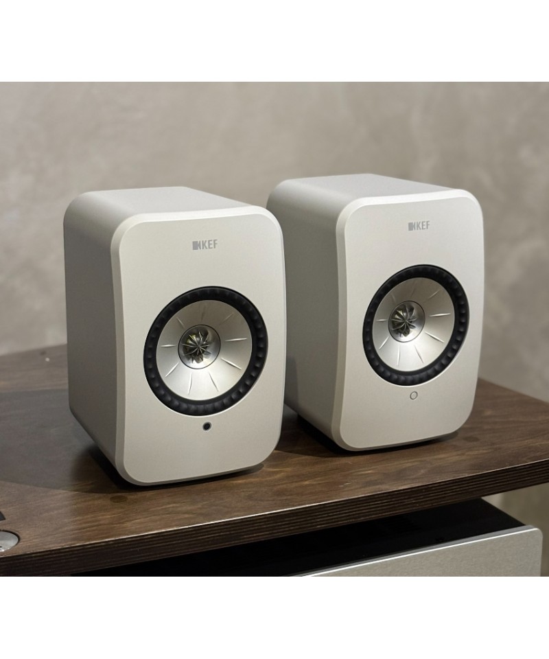 KEF LSX 2 LT WHITE DEMO COPPIA DIFFUSORI WIRELESS GARANZIA UFFICIALE