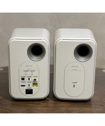 KEF LSX 2 LT WHITE DEMO COPPIA DIFFUSORI WIRELESS GARANZIA UFFICIALE