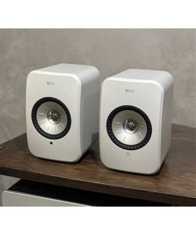 KEF LSX 2 LT WHITE DEMO COPPIA DIFFUSORI WIRELESS GARANZIA UFFICIALE