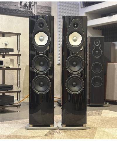 SONUS FABER SONETTO V G2 BLACK DEMO COPPIA DIFFUSORI DA PAVIMENTO GARANZIA UFFICIALE