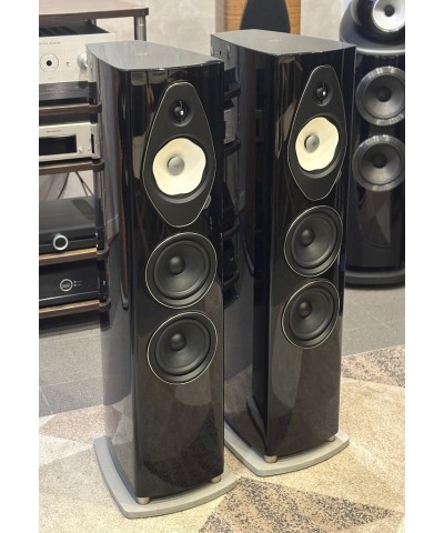 SONUS FABER SONETTO V G2 BLACK DEMO COPPIA DIFFUSORI DA PAVIMENTO GARANZIA UFFICIALE