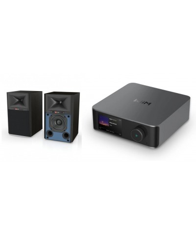 JBL 4305P COPPIA DIFFUSORI ATTIVI + WIIM ULTRA SPACE GREY STREAMER DI RETE GARANZIA UFFICIALE