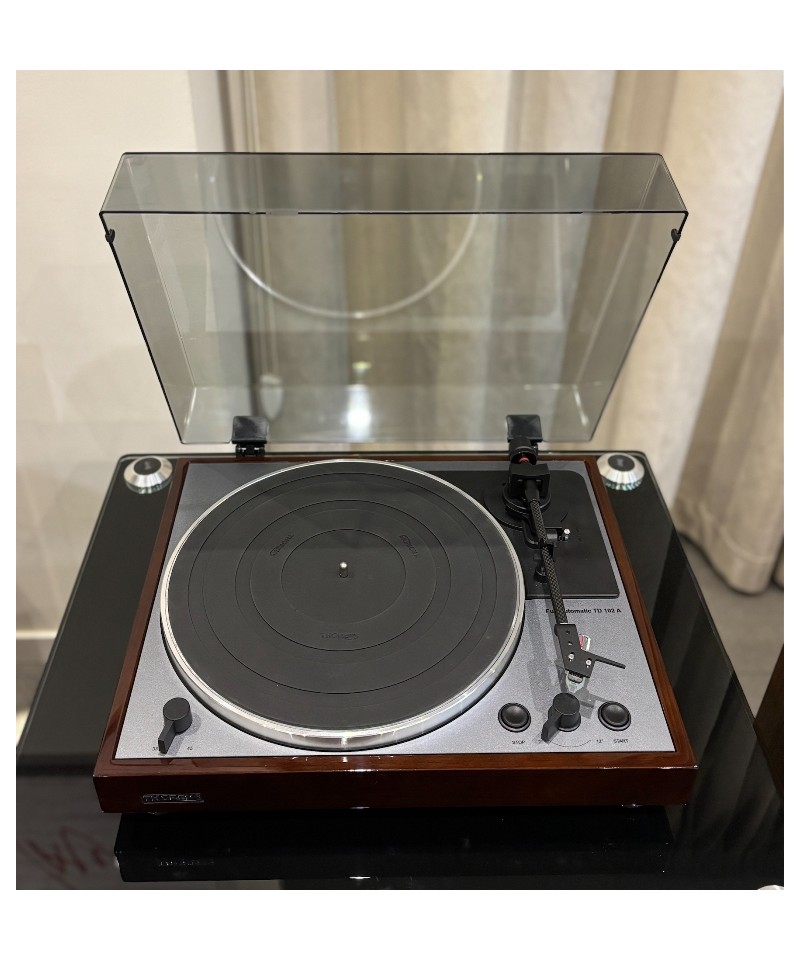 THORENS TD 102A WALNUT DEMO GIRADISCHI COMPLETAMENTE AUTOMATICO GARANZIA UFFICIALE