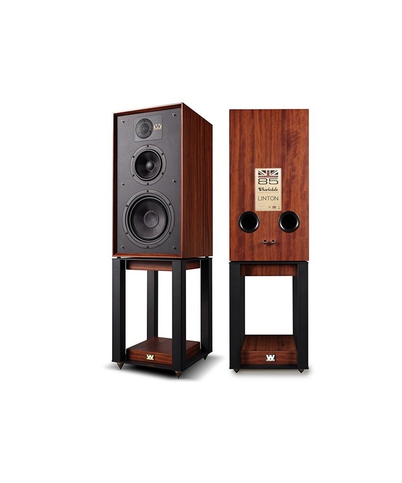 WHARFEDALE LINTON HERITAGE COPPIA DIFFUSORI WALNUT + STAND NUOVI GARANZIA UFFICIALE