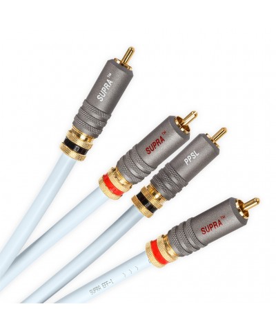 SUPRA EFF-ISL AUDIO 1M COPPIA CAVI RCA PPSL GARANZIA UFFICIALE