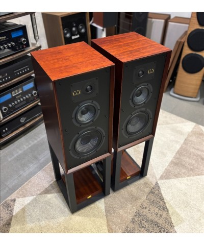 WHARFEDALE SUPER LINTON MOGANO DEMO COPPIA DIFFUSORI + STAND GARANZIA UFFICIALE