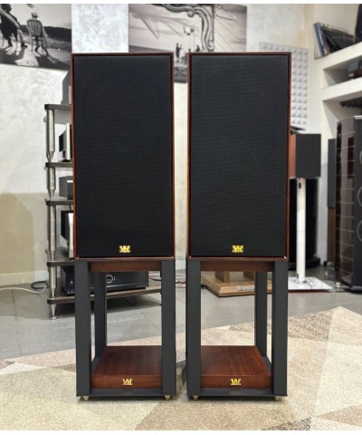 WHARFEDALE SUPER LINTON MOGANO DEMO COPPIA DIFFUSORI + STAND GARANZIA UFFICIALE