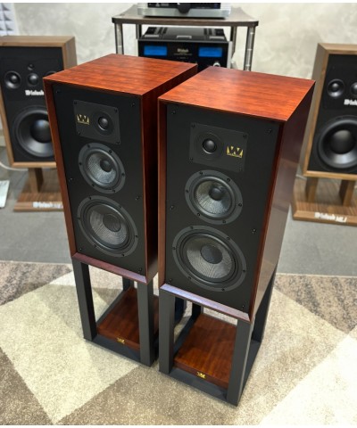 WHARFEDALE SUPER LINTON MOGANO DEMO COPPIA DIFFUSORI + STAND GARANZIA UFFICIALE