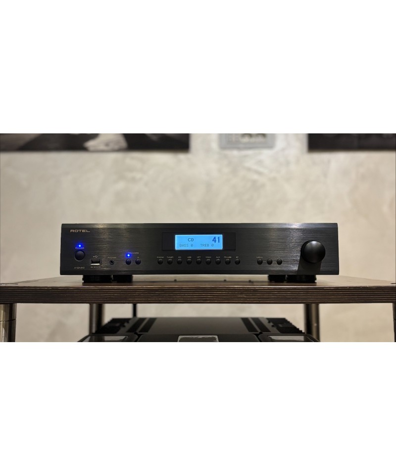 ROTEL A12 MKII BLACK DEMO AMPLIFICATORE INTEGRATO STEREO GARANZIA UFFICIALE