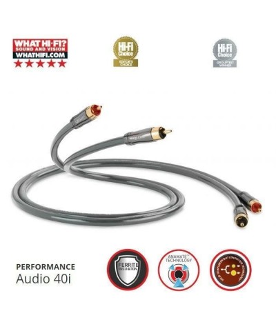 QED PERFORMANCE AUDIO 40I CAVO DI SEGNALE RCA NUOVO GARANZIA UFFICIALE