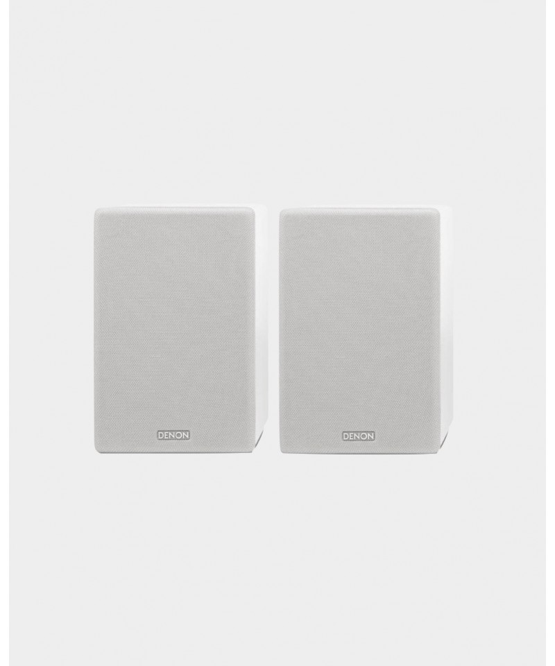 DENON SC N10 WHITE IMBALLO APERTO COPPIA DIFFUSORI DA LIBRERIA GARANZIA UFFICIALE