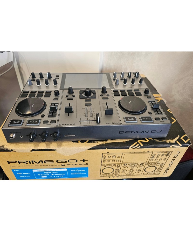 DENON DJ PRIME GO+ IMBALLO APERTO CONSOLLE STANDALONE 2 CANALI GARANZIA UFFICIALE
