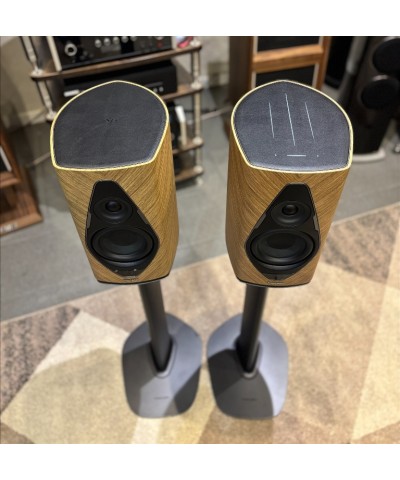 SONUS FABER DUETTO WALNUT DEMO + DUETTO STAND COPPIA DIFFUSORI ATTIVI DA LIBRERIA GARANZIA UFFICIALE