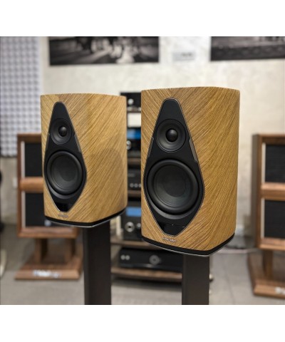 SONUS FABER DUETTO WALNUT DEMO + DUETTO STAND COPPIA DIFFUSORI ATTIVI DA LIBRERIA GARANZIA UFFICIALE