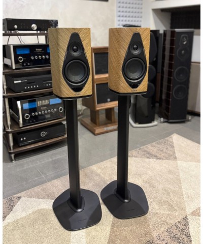 SONUS FABER DUETTO WALNUT DEMO + DUETTO STAND COPPIA DIFFUSORI ATTIVI DA LIBRERIA GARANZIA UFFICIALE