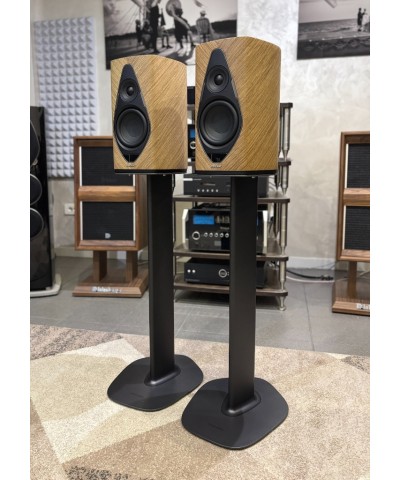 SONUS FABER DUETTO WALNUT DEMO + DUETTO STAND COPPIA DIFFUSORI ATTIVI DA LIBRERIA GARANZIA UFFICIALE