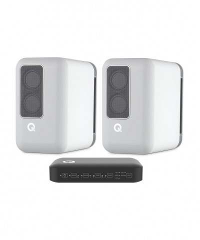 Q ACOUSTICS Q ACTIVE 200 COPPIA DIFFUSORI DA LIBRERIA/ STAND WIRELESS GARANZIA UFFICIALE
