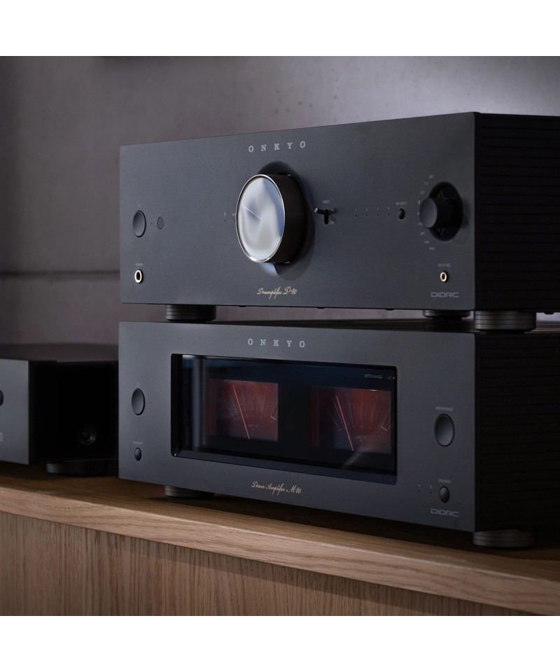 ONKYO ICON P 80 + M 80  PRE + FINALE DAC STREAMER ETHERNET/WI-FI GARANZIA UFFICIALE