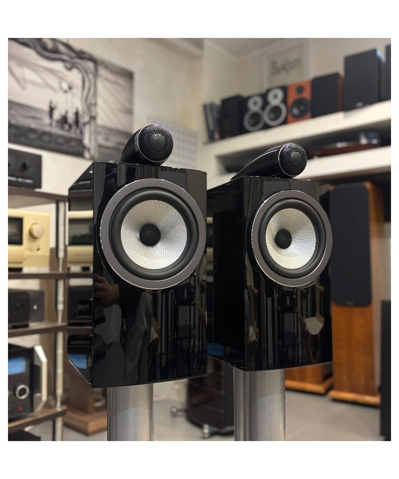 BOWERS & WILKINS 705 S3 BLACK DEMO COPPIA DIFFUSORI DA LIBRERIA GARANZIA UFFICIALE