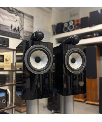 BOWERS & WILKINS 705 S3 BLACK DEMO COPPIA DIFFUSORI DA LIBRERIA GARANZIA UFFICIALE