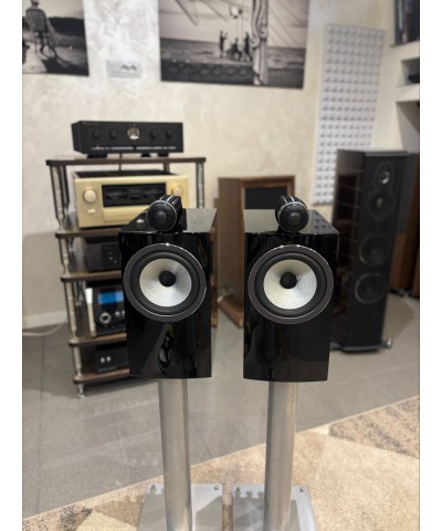 BOWERS & WILKINS 705 S3 BLACK DEMO COPPIA DIFFUSORI DA LIBRERIA GARANZIA UFFICIALE