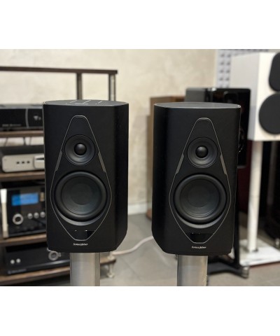 SONUS FABER DUETTO BLACK DEMO COPPIA DIFFUSORI ATTIVI DA LIBRERIA GARANZIA UFFICIALE