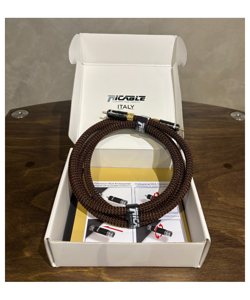 RICABLE MC2 MAGNUS COAXIAL 2MT COASSIALE DIGITALE 75 OHM PACCO APERTO GARANZIA UFFICIALE