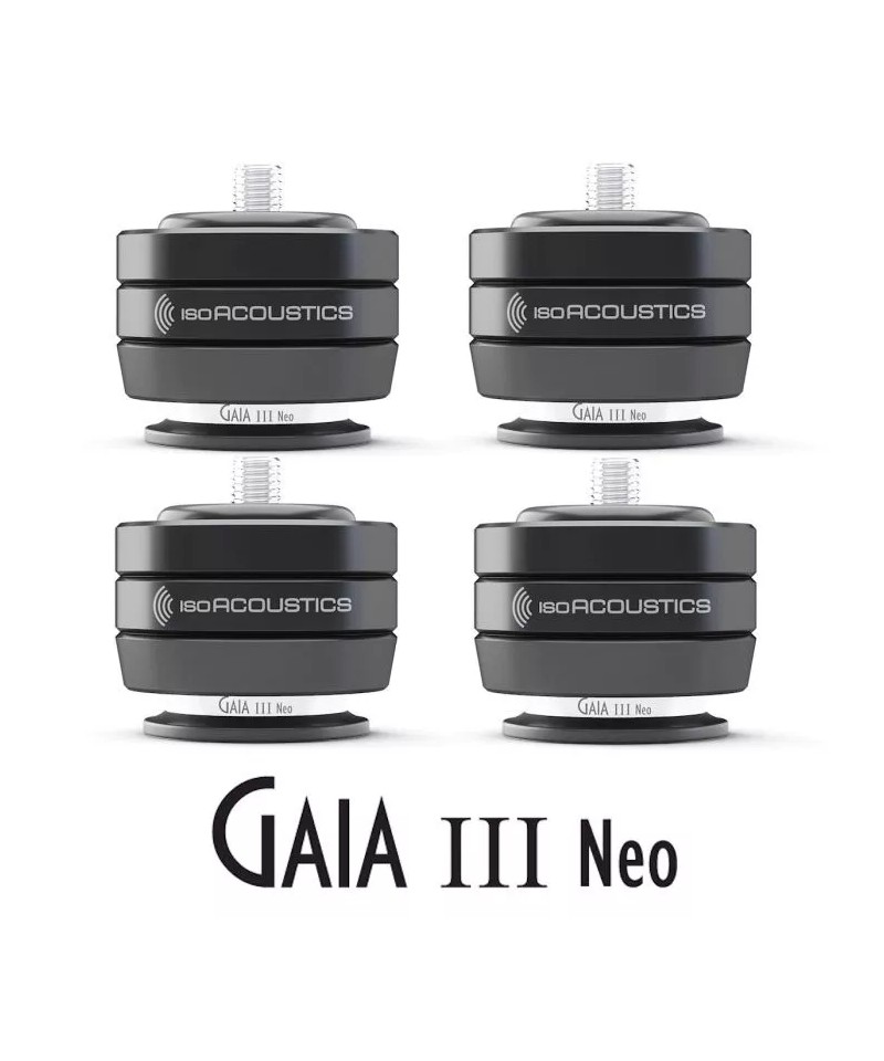 ISOACOUSTICS GAIA III NEO SET 4 PIEDINI NUOVI GARANZIA UFFICIALE