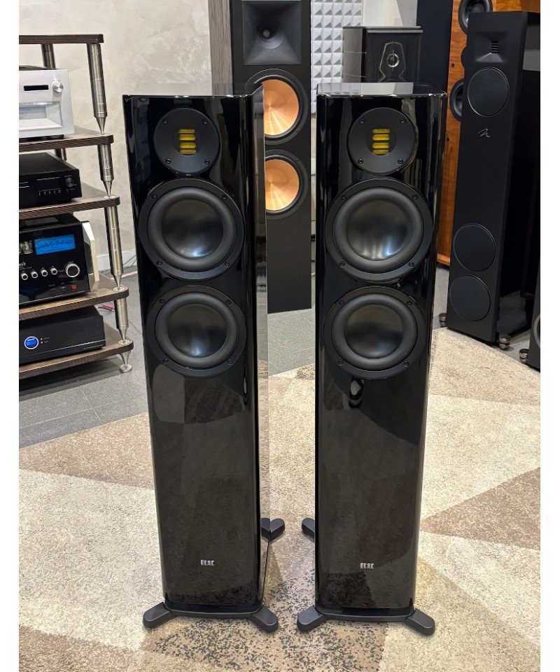 ELAC SOLANO FS 287 BLACK GLOSS COPPIA DIFFUSORI DA PAVIMENTO GARANZIA UFFICIALE
