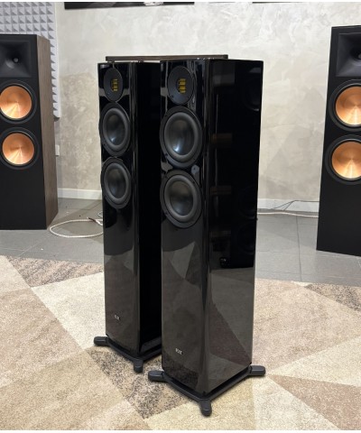 ELAC SOLANO FS 287 BLACK GLOSS COPPIA DIFFUSORI DA PAVIMENTO GARANZIA UFFICIALE