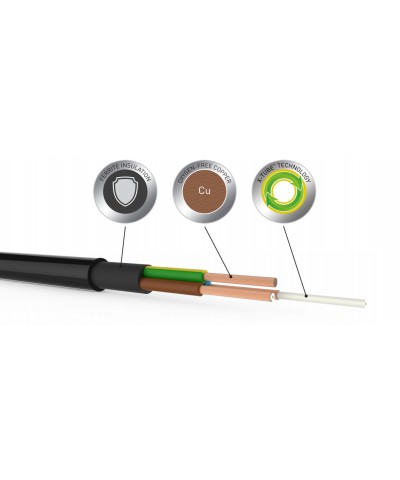 QED XT5 2MT CAVO DI ALIMENTAZIONE GARANZIA UFFICIALE