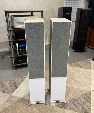 ELAC DEBUT REFERENCE DFR 52 WHITE DEMO COPPIA DIFFUSORI DA PAVIMENTO GARANZIA UFFICIALE